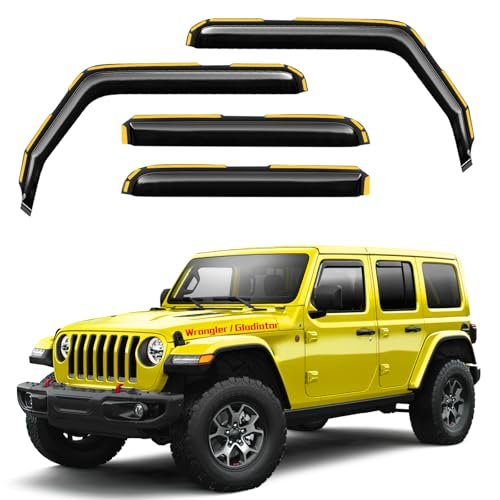 Best Rain Guards for Jeep Wrangler
