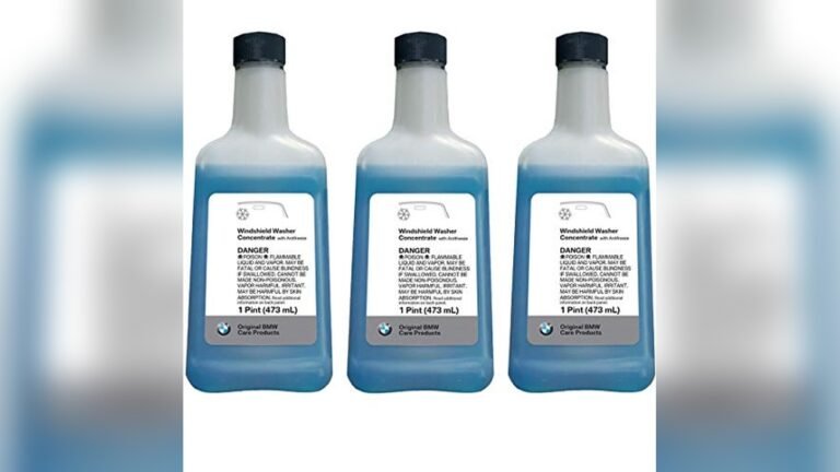Best Washer Fluid for Bmw